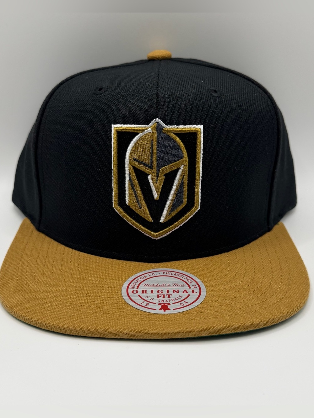Mitchell & Ness Vegas Golden Knights Team 2 Tone 2.0 Adjustable Snapback Hat Cap